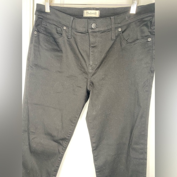 MADEWELL NWT 8” Black Skinny Jeans Size 33 - Picture 4 of 8